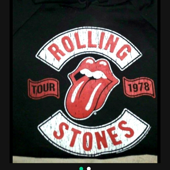 the Rolling Stones Tops - he Rolling Stones 1978 Concert Tour Hoodie